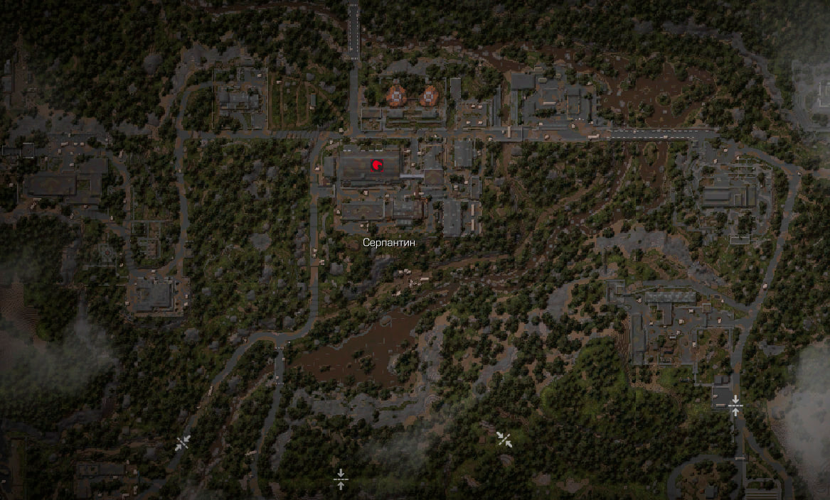 Карта Серпантин